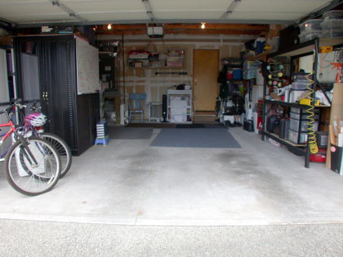 Lower level fireplace